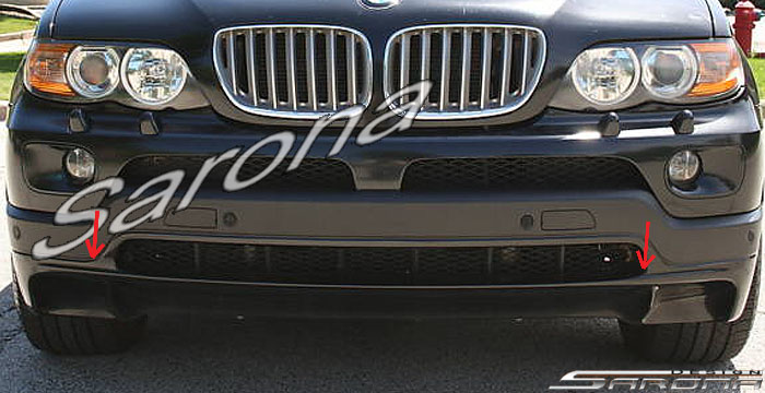 Custom BMW X5  SUV/SAV/Crossover Front Add-on Lip (2000 - 2003) - $325.00 (Part #BM-040-FA)